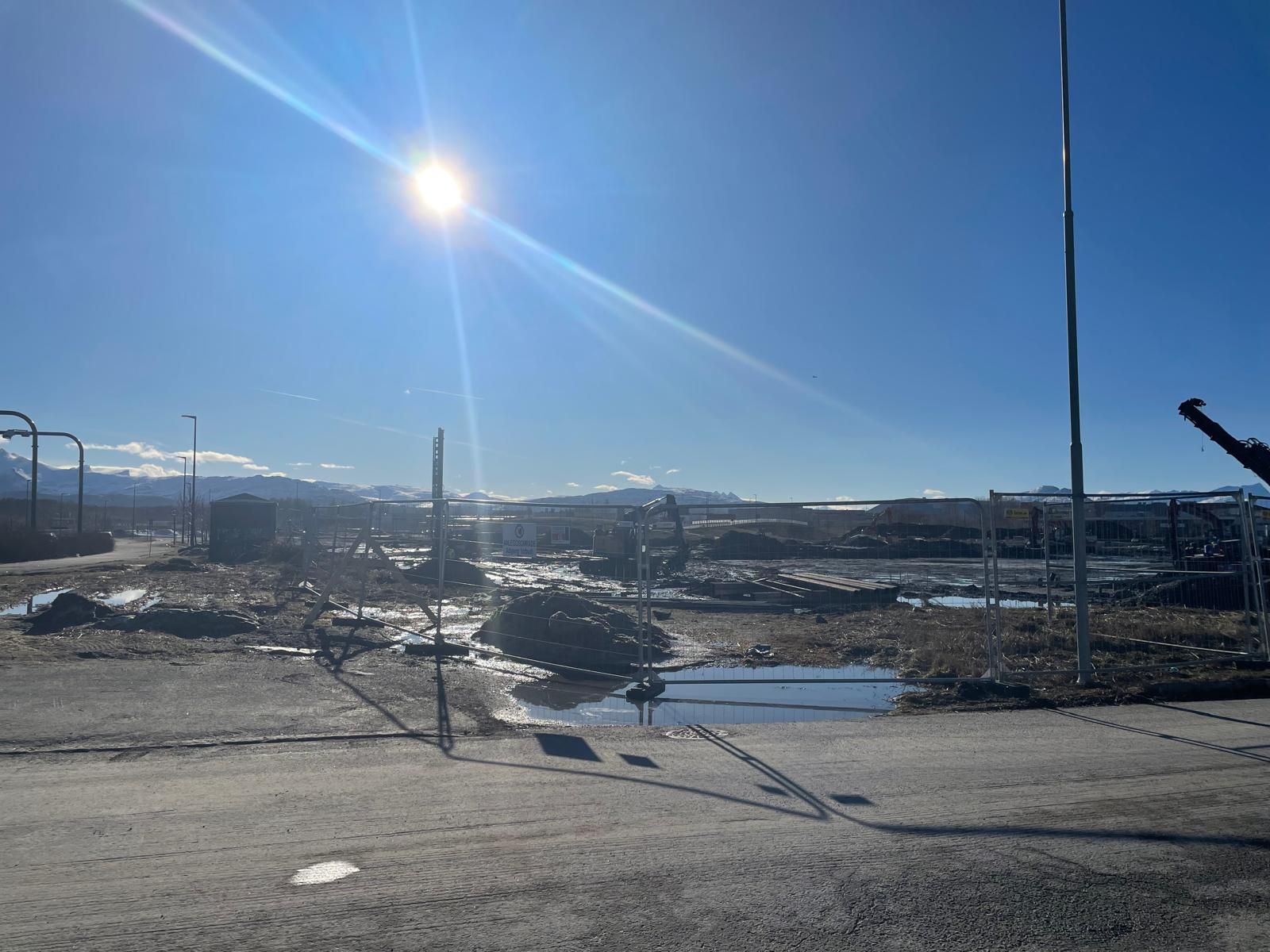 Raios de sol, algo raro nesta altura do ano em Bodo - Foto: ABOLA