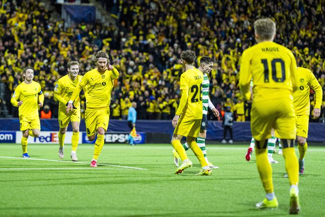 Amarelos venceram o Sporting no jogo da 1.ª mão, na Noruega