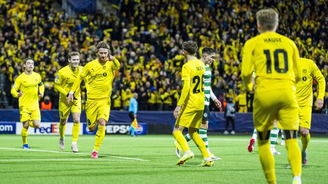 Amarelos venceram o Sporting no jogo da 1.ª mão, na Noruega