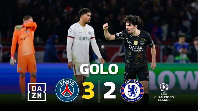 Tanta classe, Vitinha! Chapéu fenomenal castiga guarda-redes do Chelsea