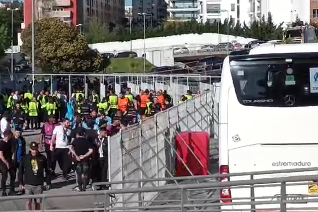 Ânimos exaltados entre adeptos do Marselha e polícia