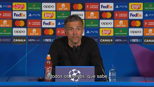 Luis Enrique: «Única pessoa nesta sala que vê todos os treinos sou eu»