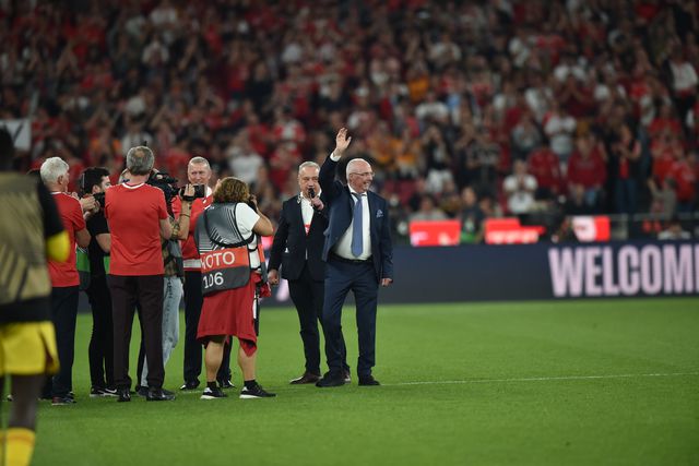 A mensagem de Eriksson no Estádio da Luz: «É muito bonito» (vídeo)