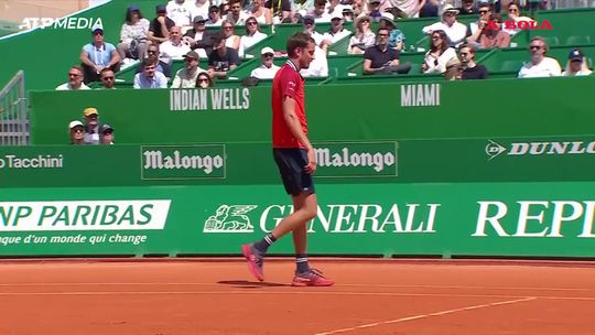 O momento de tensão provocado por Medvedev em Monte Carlo