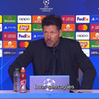 Simeone: «Feliz quando a equipa joga como jogou»