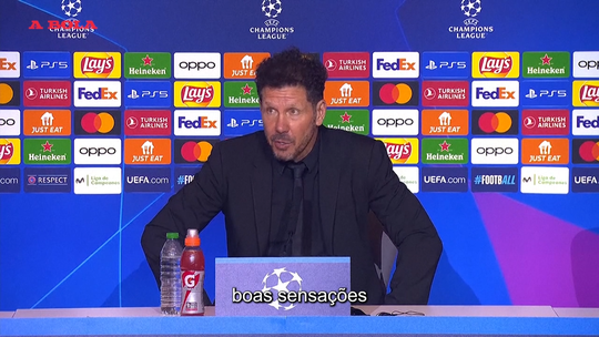 Simeone: «Feliz quando a equipa joga como jogou»