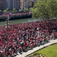 Adeptos recebem assim a Taça do Rei em Bilbau