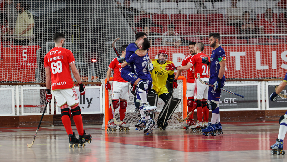 Liga dos Campeões: OC Barcelos goleia na Luz e é primeiro semifinalista