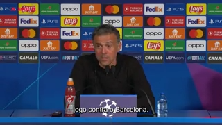 Luis Enrique: «Agora nenhuma dificuldade em abordar o jogo contra o Barcelona»