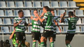 Sporting: Jovane e Nuno Santos celebram regresso de Pote