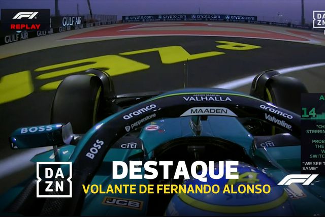 Susto para Alonso! Espanhol ficou com o volante... nas mãos