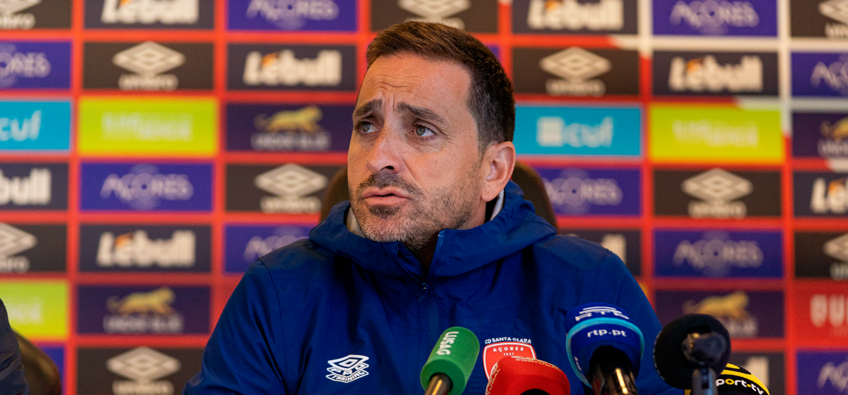 Vasco Matos em conferência de imprensa de antevisão à receção ao Sporting na Liga