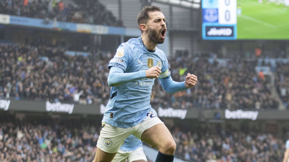 Bernardo Silva, 30 anos, cumpre a sua oitava época no Manchester City (Foto: IMAGO)