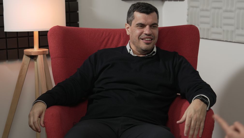 Diogo Boa Alma, em conversa com A BOLA. Foto: A BOLA