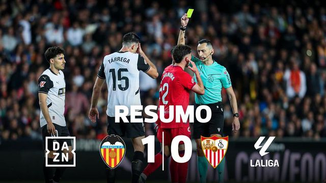 Valência mantém boa fase às custas do Sevilha (resumo)