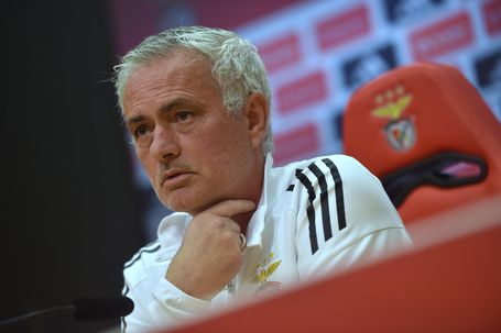 José Mourinho, treinador do Benfica (foto: Miguel Nunes)