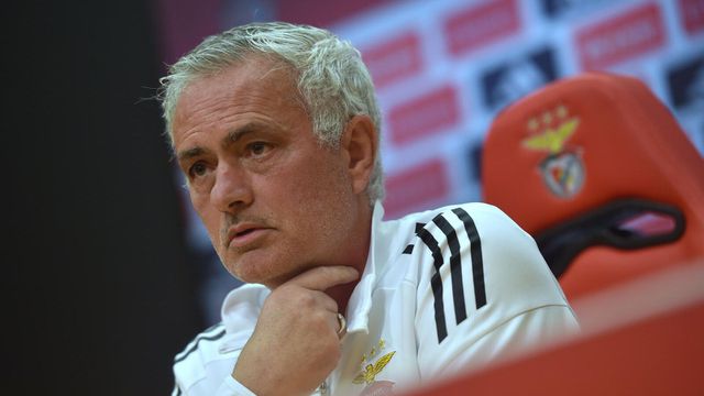 José Mourinho, treinador do Benfica (foto: Miguel Nunes)