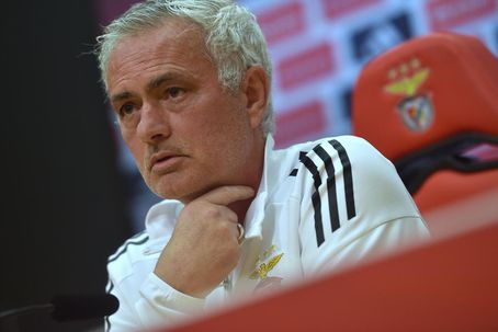 José Mourinho, treinador do Benfica (foto: Miguel Nunes)