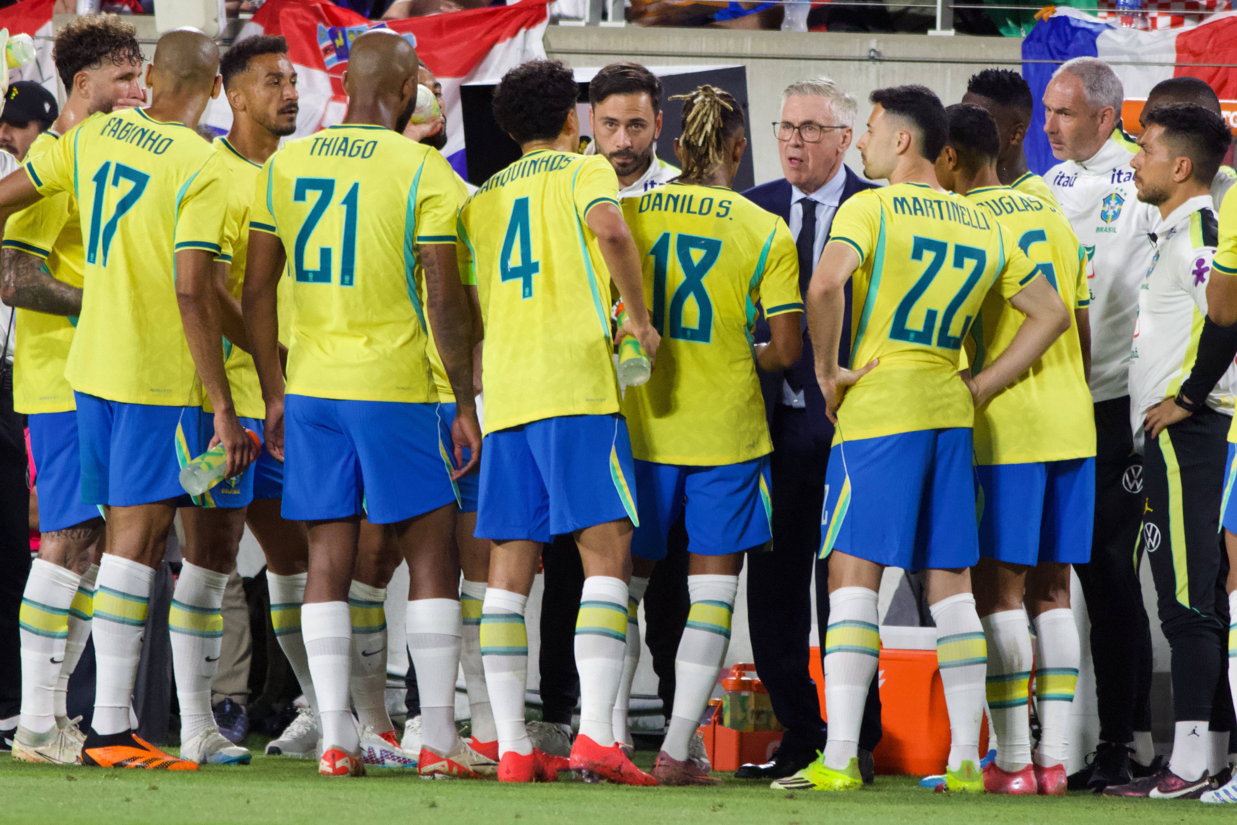 Segundo as fontes mais informadas junto à CBF, Ancelotti já tem 24 jogadores definidos para o Mundial — Foto: IMAGO