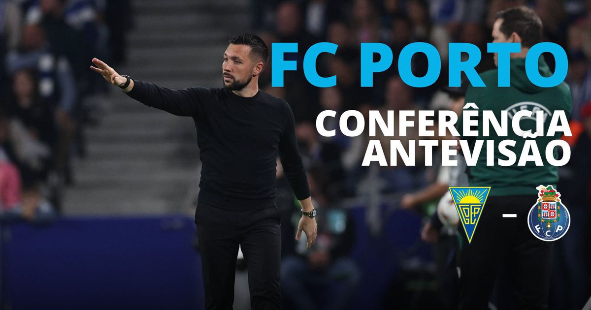 Em direto: conferência de imprensa do treinador do FC Porto