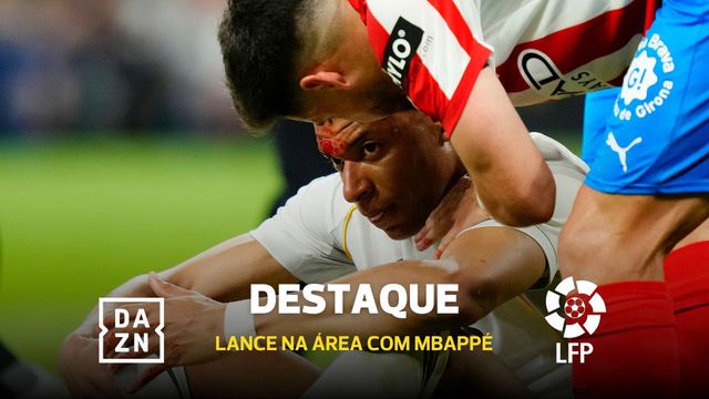 Mbappé até ficou a sangrar mas não teve penálti ao minuto 88