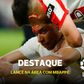 Mbappé até ficou a sangrar mas não teve penálti ao minuto 88