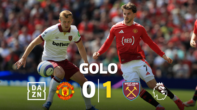 Já não é novidade: Man. United em desvantagem frente ao West Ham (vídeo)