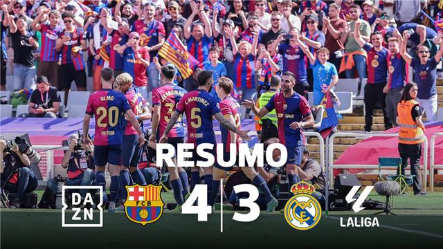 Golos e mais golos: Barcelona marca quatro, vence clássico e diz 'olá' ao título