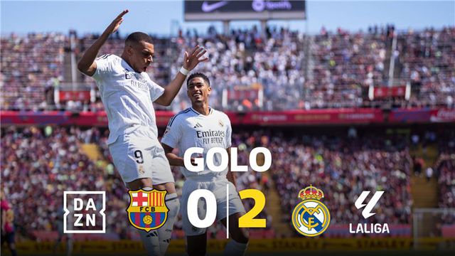 Mas que entrada do Real Madrid (e de Mbappé) no 'El Clásico'! (vídeo)