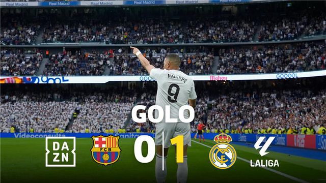 'El Clásico' arranca com penálti e Mbappé não treme