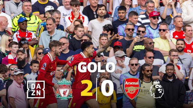 Adeptos do Liverpool ainda festejavam o primeiro... e Luis Díaz fez o segundo (vídeo)