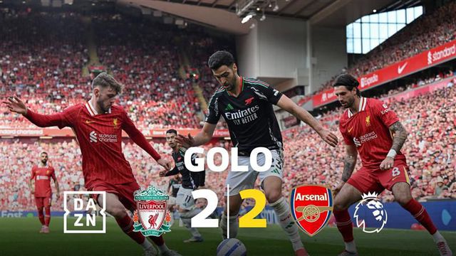 VÍDEO: Merino faz o empate para o Arsenal em Anfield