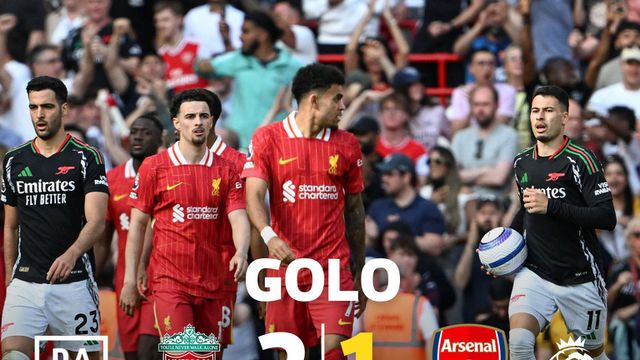 VÍDEO: Martinelli reduz para o Arsenal no arranque da segunda parte