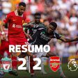 VÍDEO: Arsenal empata na casa do campeão (resumo)