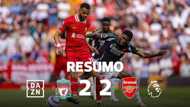 VÍDEO: Arsenal empata na casa do campeão (resumo)