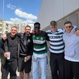 Jogadores do andebol do Sporting foram ao dérbi