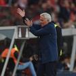 José Mourinho, treinador do Benfica, no jogo com o SC Braga, na Luz — Foto: Miguel Nunes