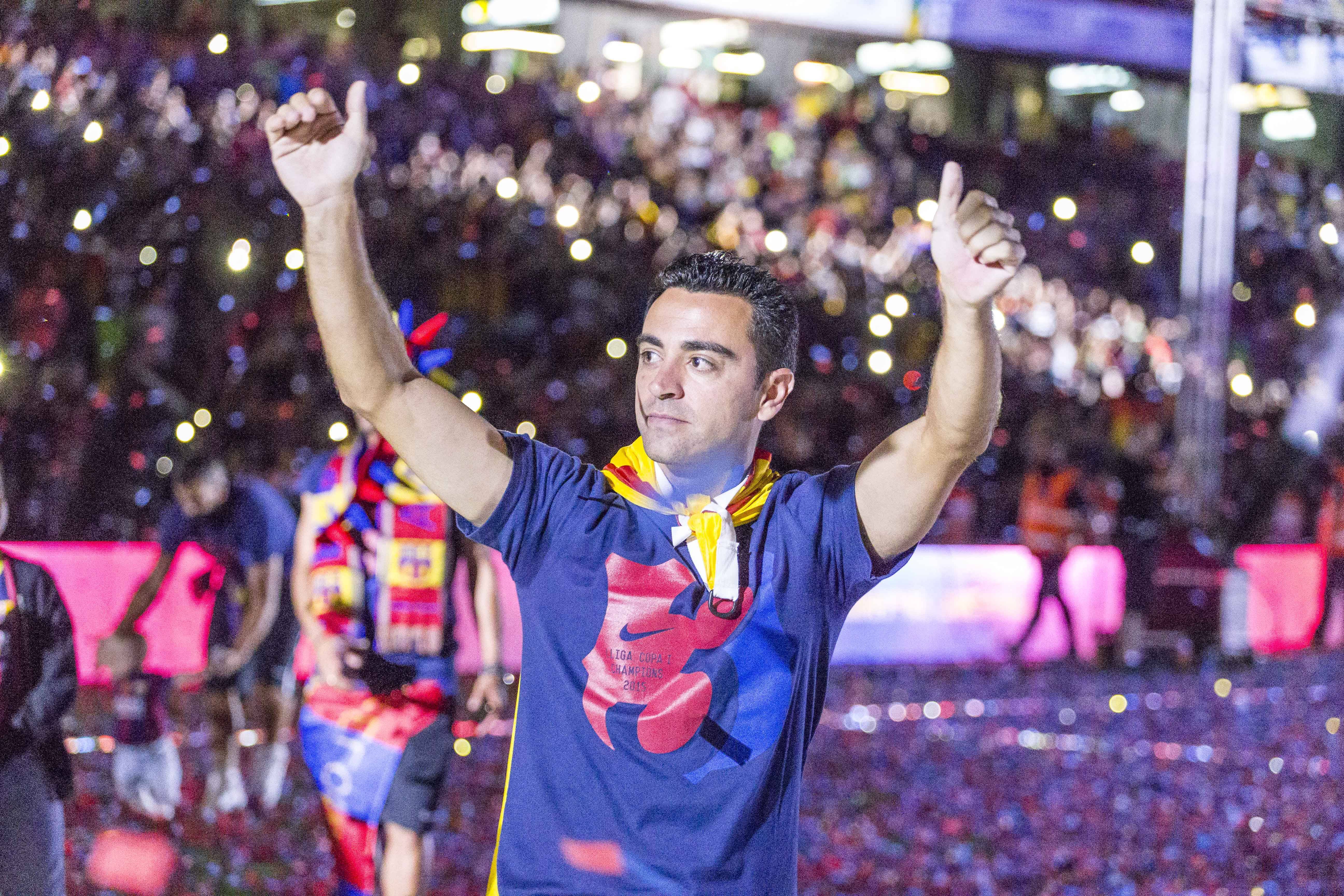 Xavi, 33 títulos pelo Barcelona