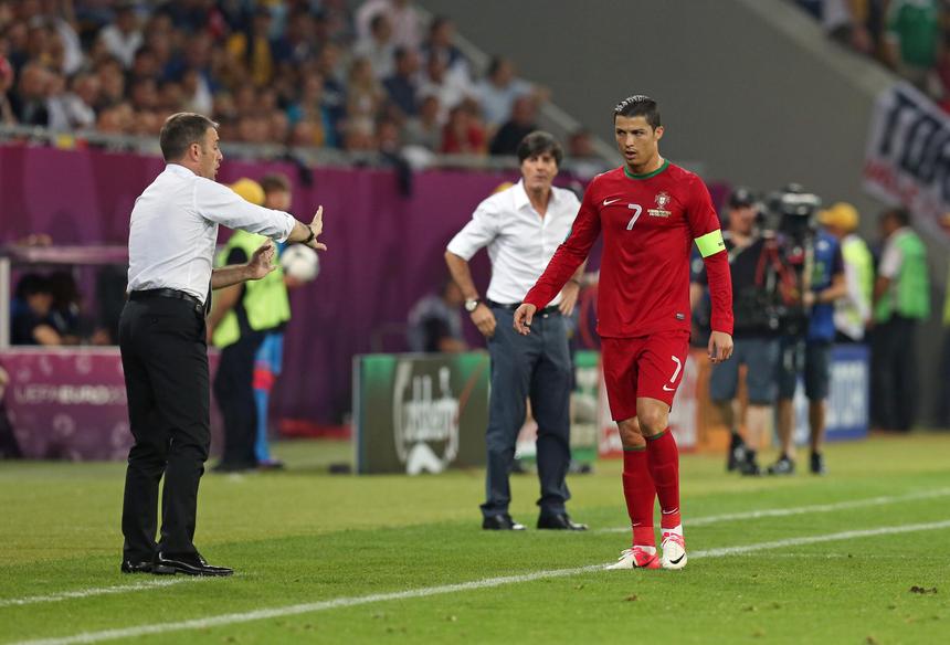 Paulo Bento e Cristiano Ronaldo - Foto: A BOLA