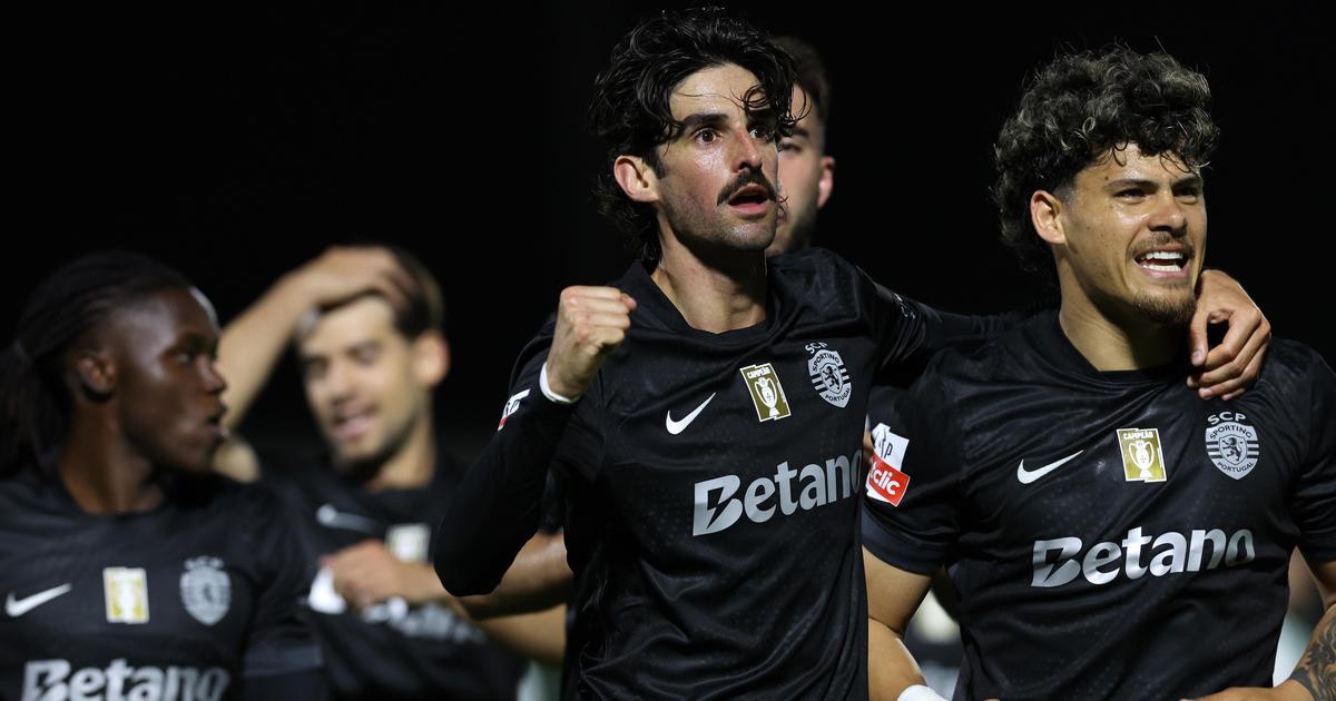 As melhores imagens da goleada do Sporting em Vila do Conde