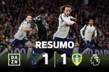 Leeds ajuda NES e prolonga registo terrível do Tottenham em casa (resumo)