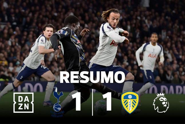 Leeds ajuda NES e prolonga registo terrível do Tottenham em casa (resumo)