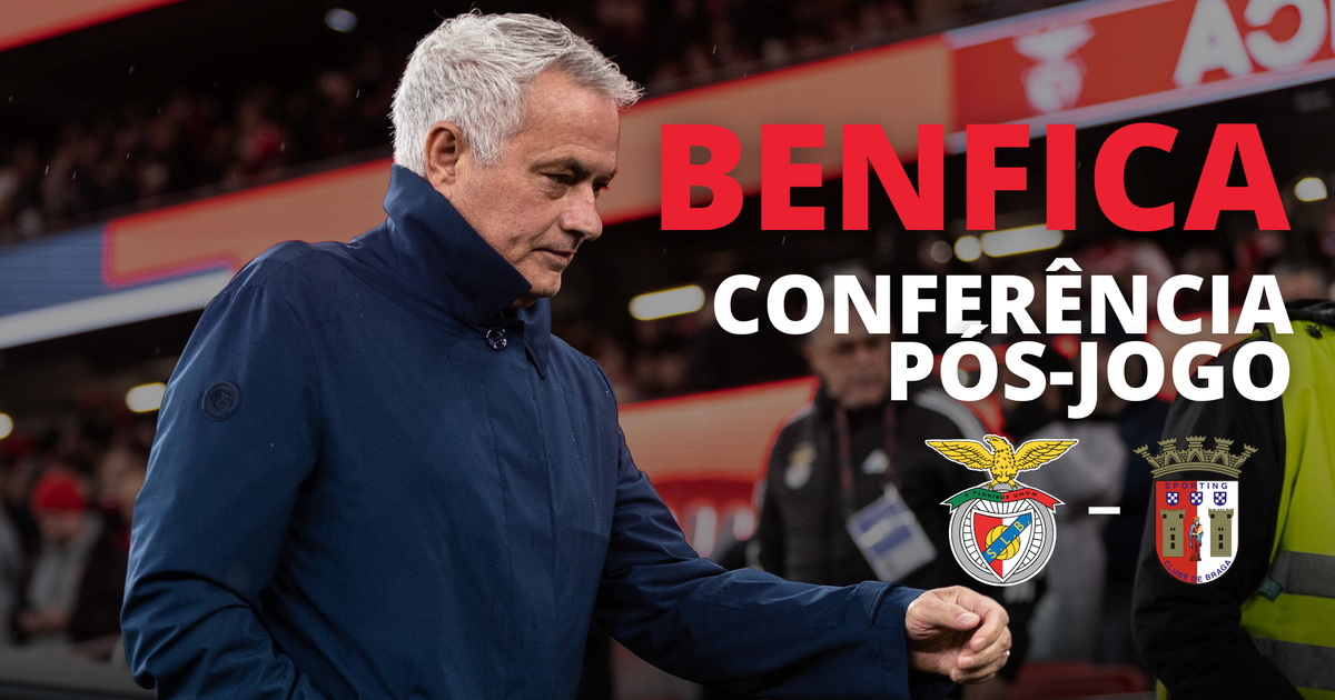 Em direto: acompanhe as conferências de rescaldo do Benfica-SC Braga