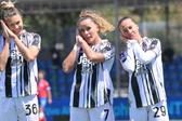 Ana Capeta a celebrar um dos seis golos em 12 jogos pela Juventus