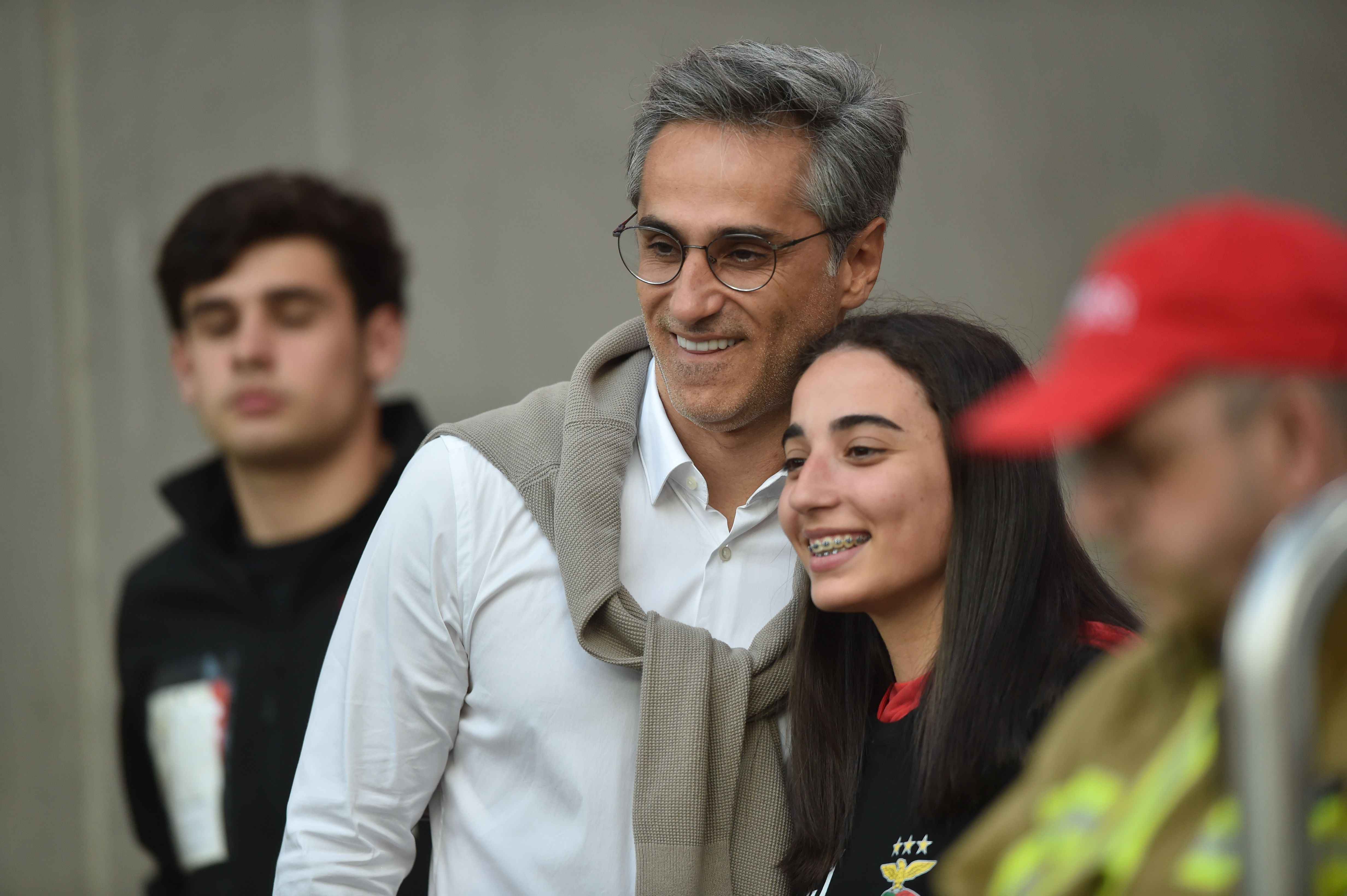 Jonas, antigo avançado que representou o Benfica de 2014/15 a 2018/19 (época em que terminou carreira), está na Luz, para assistir ao jogo com o SC Braga - Foto: A BOLA/Miguel Nunes