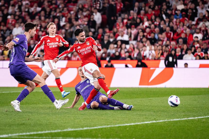 Rafa marca o primeiro golo do Benfica frente ao SC Braga - Foto: IMAGO