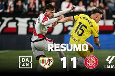 Emoção ficou guardada para o final: Rayo empata e falha subida ao 7.º lugar (resumo)