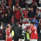 Protestos dos adeptos do Benfica no final do empate com o SC Braga (foto: Miguel Nunes)