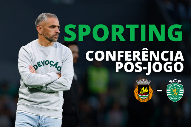 Em direto: Rui Borges analisa a goleada do Sporting em Vila do Conde