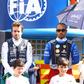 Fernando Alonso (esq) e Hamilton (centro) ao lado de Huelkenberg - Foto: Beto Issa Photos